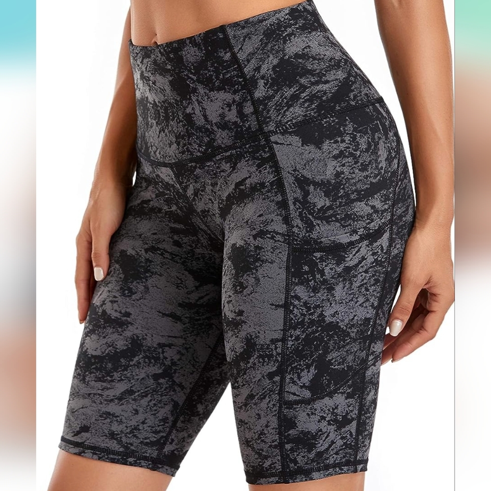 Oalka Women's Shorts in Black Carbon